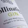 Pollination Gin label close up