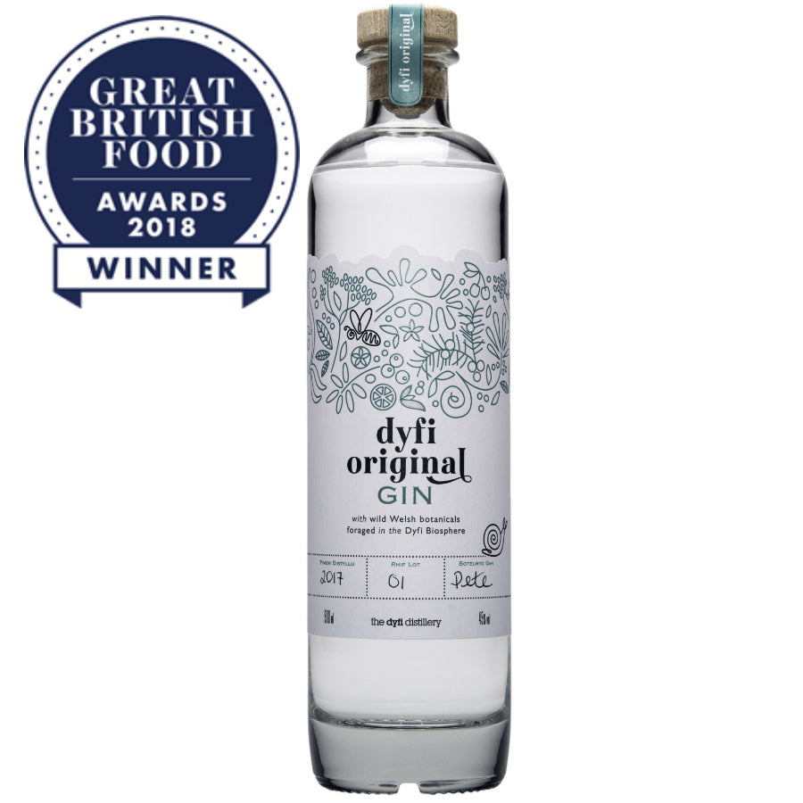 Great British Food Award winner, Dyfi Original Gin