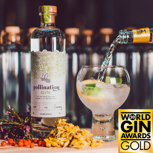 Pollination Gin Gold Award Winning